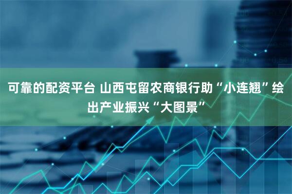 可靠的配资平台 山西屯留农商银行助“小连翘”绘出产业振兴“大图景”